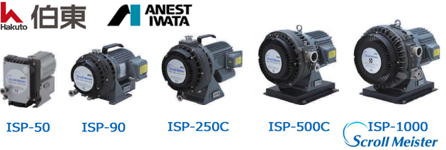 IWATA 涡旋干泵(无油真空泵) ISP 系列